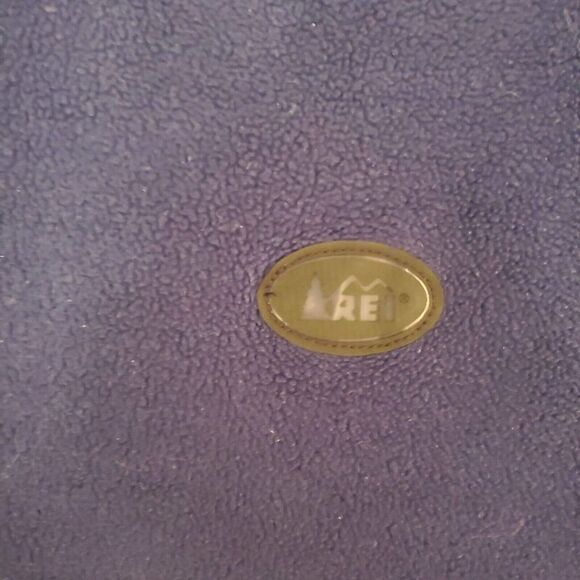 REI Fleece Sweater Mens Xtra Large Blue Quarter Zip Long Sleeve Camping Vintage - Picture 2 of 4